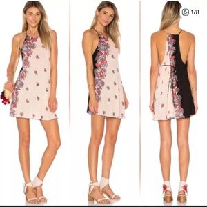 Free People It's a Cinch Floral Slip Dress